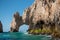 Cabo San Lucas Arch on the Pacific Ocean with blue waters