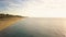 Cabo San Lucas, Mexico. Aerial View of Empty El Faro Beach and Pacific Ocean