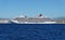 Cabo San Lucas, Mexico - November 7, 2022 - Carnival Cruise ship sailing on the bay