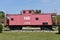 Caboose retired and on display