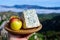 Cabrales artisan blue cheese made by rural dairy farmers in Asturias, milk or blended with goat