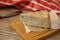 Cabrales, spanish blue cheese on rustic background