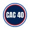 CAC 40 stock market index in France symbol