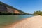 Caccamo lake in Italy