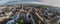 Caceres. Historic quarter aerial view