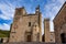 Caceres, Spain - November 09, 2019: Tower of the Las Ciguenas Palace in Caceres