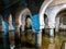 Caceres, Spain - Sep 28, 2021: Moorish cistern Aljibe in Caceres. Former mosque under the Muslim rule in Spain