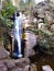 Cachoeira na Serra Negra, cordilheira do espinhaÃ§o em Minas Gerais no Brasil