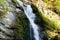 Caciulata, Romana, 09th of April 2019: Cascada Lotrisor waterfall in Romania