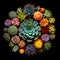 Cacti Kaleidoscope: Nature's Geometry at Play