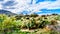 Cacti in the rugged rocky mountains of the McDowell Mountain Range