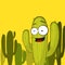 Cactus character.