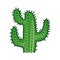 Cactus color line icon. Kind of a plant adapted to hot, dry climates. Pictogram for web page, mobile app, promo. UI UX GUI design