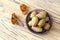 Cactus fruits opuntia on a plate