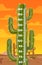 Cactus in mexican desert kids height chart