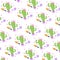 cactus pattern with a smooth and cute planting method