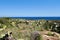 Cactus plants and fantastic views along coastal trail in Riserva Naturale Oasi Faunistica di Vendicari, Sicily, Italy.