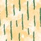 Cactus on the sandy shore watercolor seamless pattern