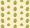 Cactus succulent plants pots background