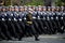 Cadets of the Baltic Naval Institute named after Fedor Ushakov during the parade on Red Square in honor of the Victory Day.
