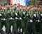 Cadets Military-space Academy named after A. F. Mozhaisky during the parade dedicated to the Victory Day.