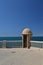 Cadiz, Andalusia, Spain. Atlantic ocean front promenade