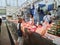 Cadiz Fish Market. Stunning Fresh fish stall in The Central Market of Cadiz, Andalusia, Spain.