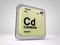 Cadmium - Cd - chemical element periodic table