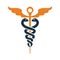 Caduceus, clinic, healthcare, medic, medicine icon. Editable vector graphics.