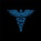 Caduceus health symbol