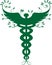 Caduceus Medical Symbol - Green