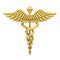 Caduceus Medical Symbol Isolated