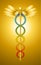 Caduceus Rod Of Asclepius Hermes Greek Symbol Snakes