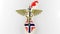 Caduceus sign with snakes on a medical star. Map of Norway land border with flag. 3d rendering