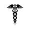 Caduceus symbol Asclepius Wand