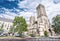 CAEN, FRANCE - Church of Sain Jean. Caen medieval architecture a