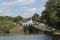 The Caen Hill locks on Kennet & Avon Canal England UK