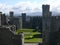 Caernafon castle, snowdonia, Wales, UK