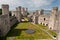 Caernarfon castle in Snowdonia,