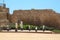 Caesarea Maratima archaeological park with ruins and finds on display