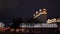 Caesars Palace and High Roller Ferris Wheel at Night, Las Vegas Lights