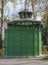 `Cafe Achteck` - cafe octagon is a berlin nickname for a typical public toilet from the end of the 19th century in Berlin