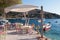 Cafe on the beach at Agios Nikolaos port, Zakynthos