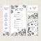 Cafe breakfast menu template. Cafe identity. Vector illustration