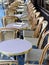 Cafe chairs, Champs-Elysees, Paris