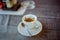 Cafe espresso Kotor bay Montenegro journey travel trip spring summer nature sea mountains