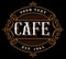 Cafe logo design.