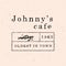 Cafe logotype template in 1920s retro style