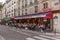 Cafe lunch time in Paris, France