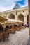 Cafe in a medieval caravanserai.